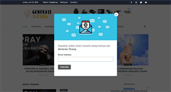 Desktop Screenshot of generasiterang.com