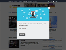 Tablet Screenshot of generasiterang.com